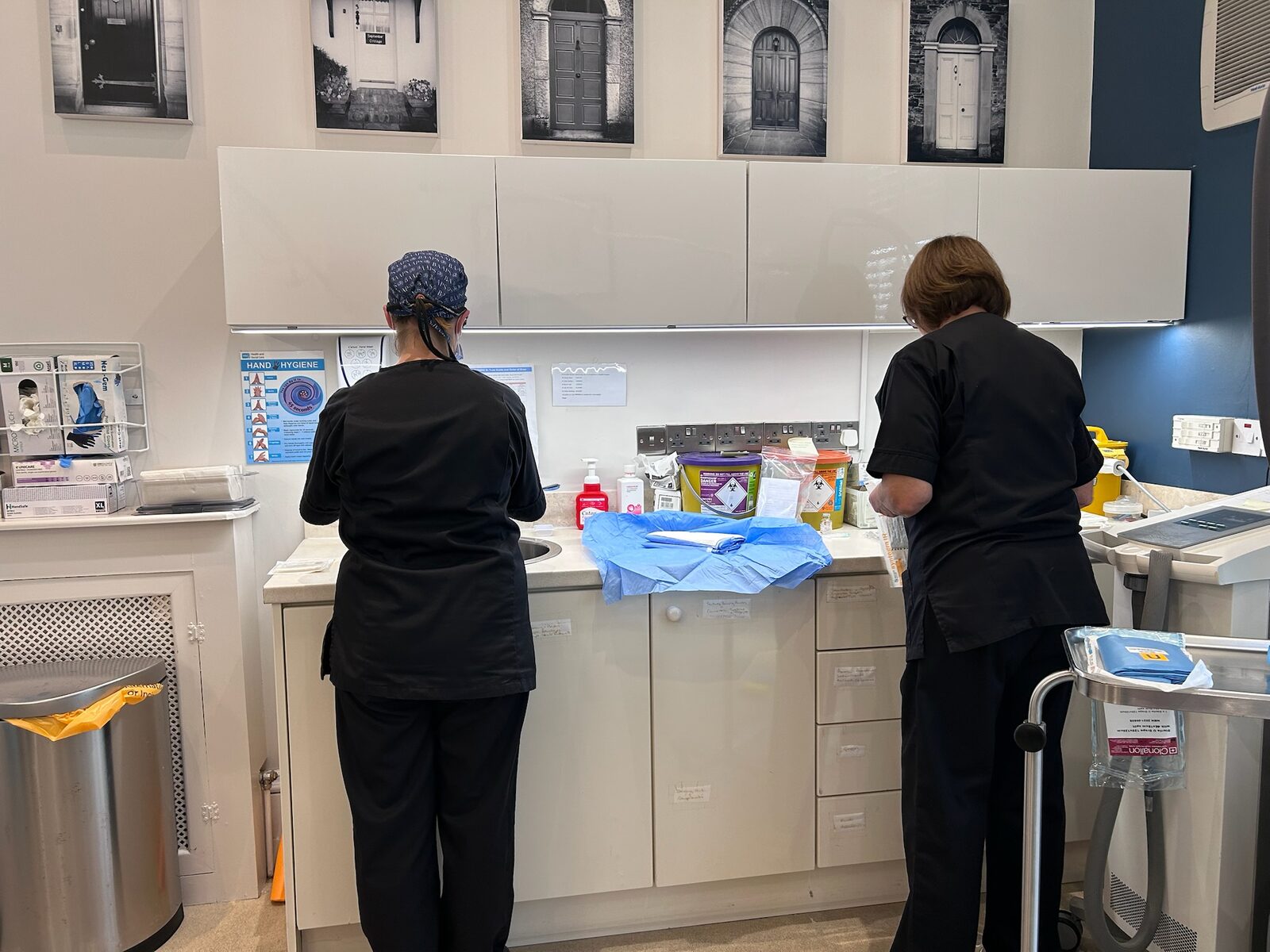 The clinical team at work at Cove Lodge Clinic